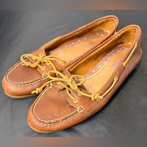 Sperry Top-Sider Brown Leather Boat Shoes | Women’s Classic Loafers - Size 8.5